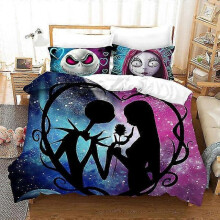 P17 Pumpkin King Jake The Nightmare Before Christmas 3d-printed Halloween bedding set duvet cover
