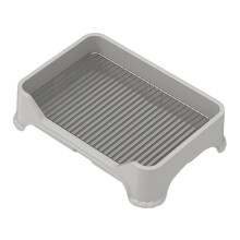 Outdoor Dog Toilet, Dog Potty for Small Dogs, Cat Litter Box, Grey Color, Easy Clean Pet Supplies