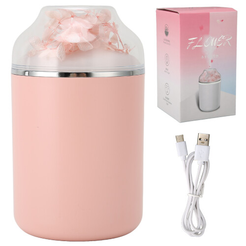 Silent Sakura Pink Luftbefeuchter 280ml LED-Beleuchtung Aromatherapie-Diffusor 1