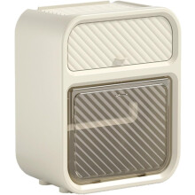 Roll Paper Towel Dispenser Wall Mounted Adhesive No Drill Trifold C-Fold Multi-Fold Towel Holder White