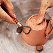 Outils de réparation en céramique, couteau à anneau de texture en acier au tungstène, sculpture en p