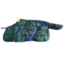 220g Horse Blanket, 420D Ripstop Waterproof Turnout Rug, Mini Pony Size 100cm Dark Green
