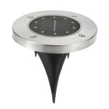4 Pcs Solar Boden Lichter, 10 LED Garten Lichter Disk Lichter In-Boden Outdoor Landschaft Beleuchtung