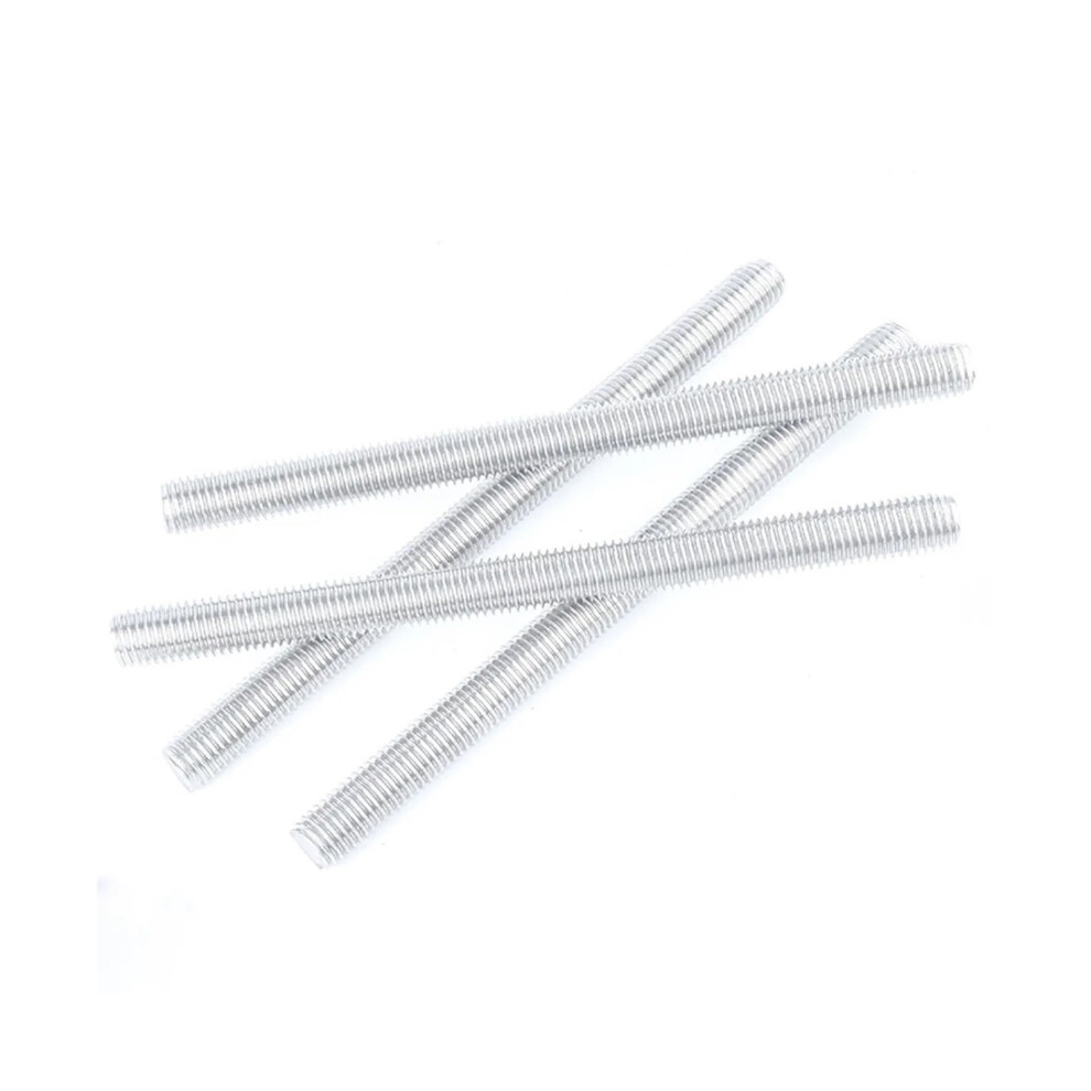 Aluminium Threaded Rod M5 M6 M8 M10 M12 M14 M16 Full Thread Length 40Mm To 200Mm M6x100 (5 Pieces) 6447073133152