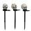 Creative Halloween ghost head light up skull scary decoration Solar skull light up 1