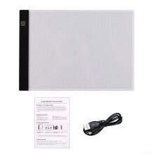 LED Light Pad with Eye Protection, Adjustable Brightness, A4 Size, Durable PC Material, Multiple Size Options