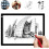 LED Light Pad with Eye Protection, Adjustable Brightness, A4 Size, Durable PC Material, Multiple Size Options 2