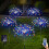Solar Garden Lights, Firework Lights, 5 Pack (Colorful) 1