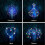Solar Garden Lights, Firework Lights, 5 Pack (Colorful) 2