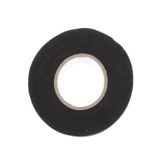 High-Temperature Resistant Cable Harness Tape 1 Roll Self-Adhesive Insulation Fabric for Auto Wiring Noise Reduction