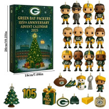 GREEN BAY PACKERS 105th ANNIVERSARY ADVENT CALENDAR Christmas Blind Box