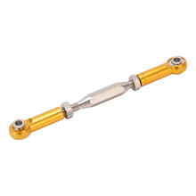 Verstellbarer Metall-RC-Lenkungsstange für 1/10-Trucks, Gold