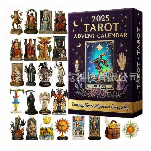 Tarot Advent Calendar Tarot Christmas Advent Calendar Blind Box 1