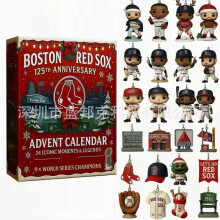 Boston Red Sox 125th Anniversary 2025 Christmas Countdown Advent Calendar Box