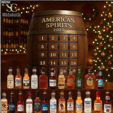 Classic Whisky Advent Holiday Blind Box Christmas Tree Decoration Acrylic Pendant