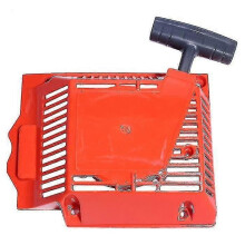 Seilzugstarter-Baugruppe, kompatibel mit Husqvarna 254 257 Kettensäge, Spulenabdeckung