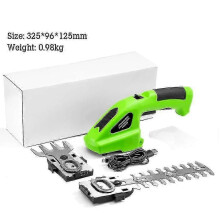 2 in 1 Handheld elektrische Heckenschere Strauchschneider schnurlos batteriebetrieben wiederaufladbar