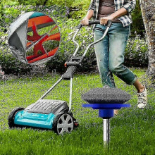 2025 New S 1pc 1.96in Faster Lawn Mower Ener Lawnmower Blade Ener Grinding Rotary-Ribn