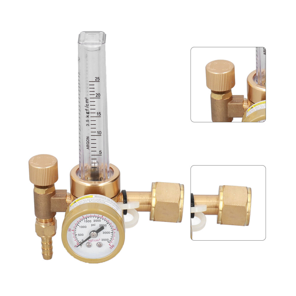 Co2 Gas Welding Regulator Brass Flowmeter Compatible With Mig Welding Obcâ191 8451344740695