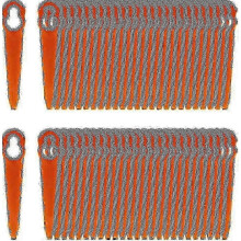 100 PolyCut Blades for Stihl FSA 30, 45, 57 & 156 Grass Trimmers 2025