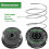 Bosch ART 24/27/30/30-36 LI Grass Trimmer Replacement Spool Set, 4-Pack 2
