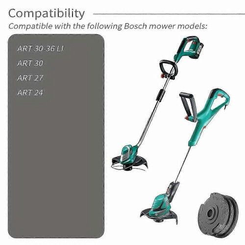 Bosch ART 24/27/30/30-36 LI Grass Trimmer Replacement Spool Set, 4-Pack 2