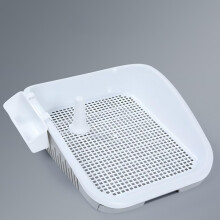 Dog Toilet for Small Dogs - Splash-Proof Indoor Dog Litter Tray, Removable Design, Grey Color, Suitable for Cats