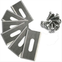 2025 30er-Pack Grasklingen für Husqvarna mit doppelt scharfer Edelstahlklinge 36,5 x 18,5 x 0,65 mm,