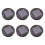 6-pack Smart Garden Solar Powered Replacement Round LED Light Boxes Solar Battery Box 1