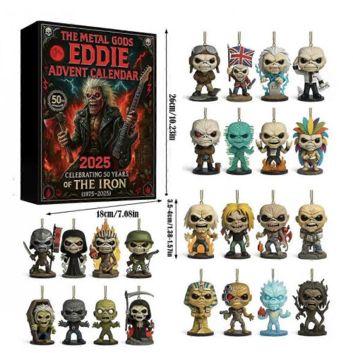24 Days Eddie Advent Calendar 2025 Countdown Calendar Blind Box