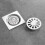 Special Shape Floor Drain For Sewer Floor Light Grey Prevent Falling Off 1Pcs 3
