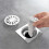 Special Shape Floor Drain For Sewer Floor Light Grey Prevent Falling Off 1Pcs 4