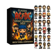 2025 Classic AC/DC Advent Holiday Blind Box Christmas Tree Decoration Acrylic Pendant