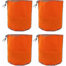 4er-Pack orangefarbene Motorschutztaschen für Rasenmäher-Trimmer-Zubehör