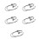 5Pcs Technic Power Function 8870 LED Light Link Cable for Vehicle Building Block Power Group 1