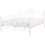 Beliani Bed Metal LYRA 160 x 200 cm (EU King Size) White 1
