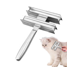 Horse Combs for Grooming, Double-Sided Reversible Stainless Steel Curry Comb for Horses, Cows, Sheep, and Donkeys