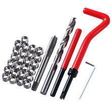 Spiral Thread Insert Kit for Wire Screw Supports, M3-M12 Sizes, Durable Steel, Easy Installation