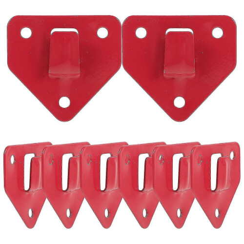 Lot de 8 crochets de fixation muraux robustes pour extincteurs - JC