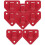Lot de 8 crochets de fixation muraux robustes pour extincteurs - JC 2
