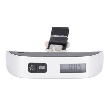 Elektronische Gepäckwaage 50kg mit LCD-Display, kompakt und präzise
