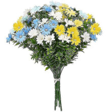 6 bouquets de marguerites artificielles en soie - CDSX
