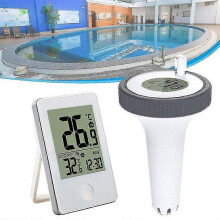 Thermomètre de piscine d'été sans fil, jauge de température d'eau pour baignoire, spa, aquarium