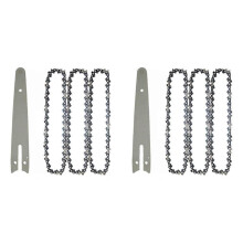 2 piezas de guía de cadena para motosierra de 1/4, sierra eléctrica de 6 pulgadas, mini motosierra,