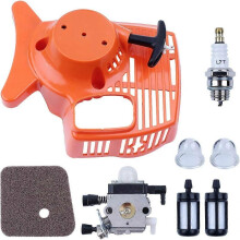 Rückstoßstarter Carb Luftfilter Kit für STIHL FS55 FS46 FS45 FS38 FC55 HL45 KM55 FS 55 Trimmer Edger