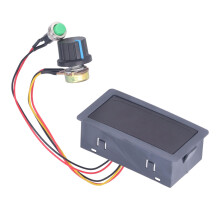 Stufenloser PWM-Geschwindigkeitsregler für DC-Motoren Digitalanzeige 0,56 Zoll LED-Bildschirm