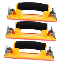 3-Piece Sandpaper Holder with Sponge Grip Non-Slip Design for Effective Sanding Durable and Comfortable Tool