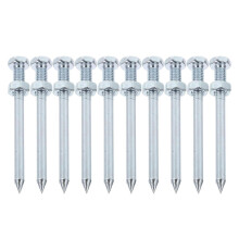 Schuhspikes Rasenbelüfter Werkzeug Metall Ersatzstifte für Gartenbodenbelüftung Graswachstum 10Pcs