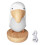 USB-Powered ABS Night Light for Kids' Rooms - White Bird Design 1