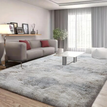 (Silver, 160 x 230 cm) Non Slip Shaggy Rugs Carpet Runner Large Doormats